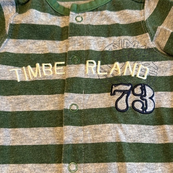 Timberland one piece footie sleeper‎ size 0-3 months - Picture 2 of 4